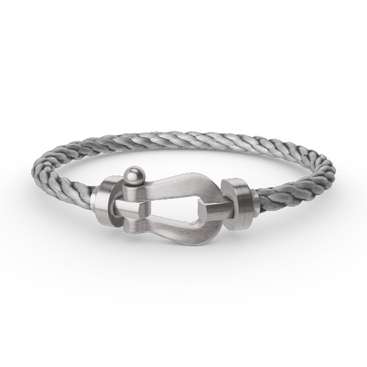 ¡®Aura Jewels¡¯FORCE LARGE HORSESHOE NO DIAMOND BRACELET SILVER