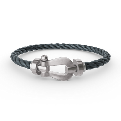 ¡®Aura Jewels¡¯FORCE LARGE HORSESHOE NO DIAMOND BRACELET SILVER