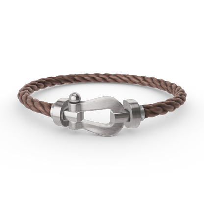 ¡®Aura Jewels¡¯FORCE LARGE HORSESHOE NO DIAMOND BRACELET SILVER