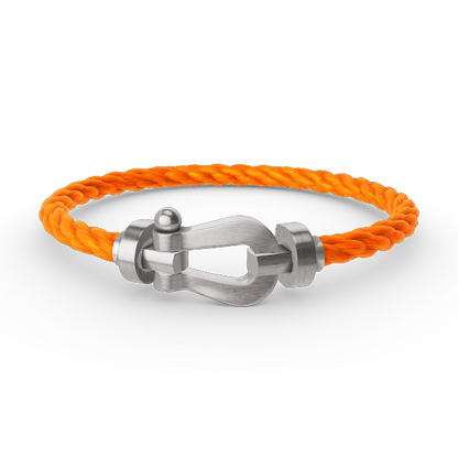 ¡®Aura Jewels¡¯FORCE LARGE HORSESHOE NO DIAMOND BRACELET SILVER
