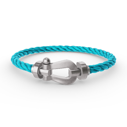 ¡®Aura Jewels¡¯FORCE LARGE HORSESHOE NO DIAMOND BRACELET SILVER