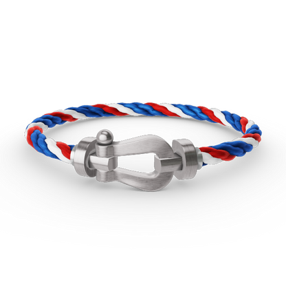 ¡®Aura Jewels¡¯FORCE LARGE HORSESHOE NO DIAMOND BRACELET SILVER
