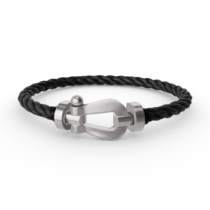 ¡®Aura Jewels¡¯FORCE LARGE HORSESHOE NO DIAMOND BRACELET SILVER