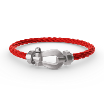 ¡®Aura Jewels¡¯FORCE LARGE HORSESHOE NO DIAMOND BRACELET SILVER