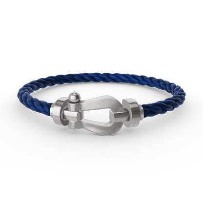 ¡®Aura Jewels¡¯FORCE LARGE HORSESHOE NO DIAMOND BRACELET SILVER
