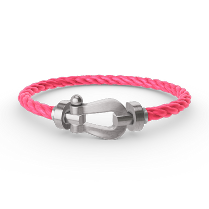 ¡®Aura Jewels¡¯FORCE LARGE HORSESHOE NO DIAMOND BRACELET SILVER