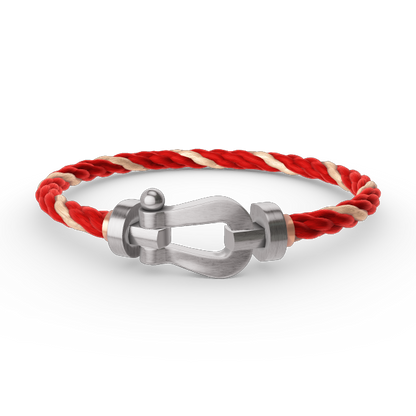 ¡®Aura Jewels¡¯FORCE LARGE HORSESHOE NO DIAMOND BRACELET SILVER