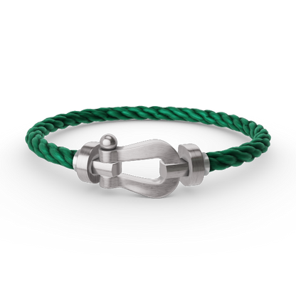 ¡®Aura Jewels¡¯FORCE LARGE HORSESHOE NO DIAMOND BRACELET SILVER