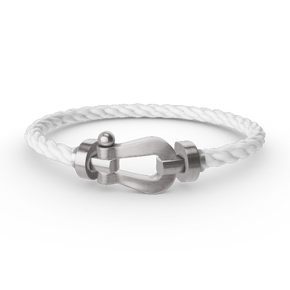 ¡®Aura Jewels¡¯FORCE LARGE HORSESHOE NO DIAMOND BRACELET SILVER