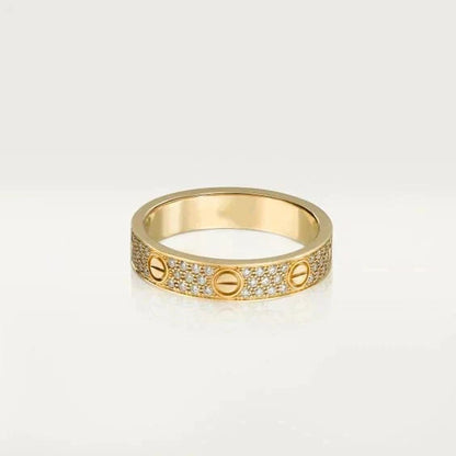 ¡®Aura Jewels¡¯LOVE RING 3.6MM DIAMOND PAVED