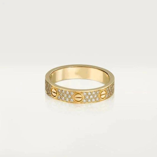 ¡®Aura Jewels¡¯LOVE RING 3.6MM DIAMOND PAVED