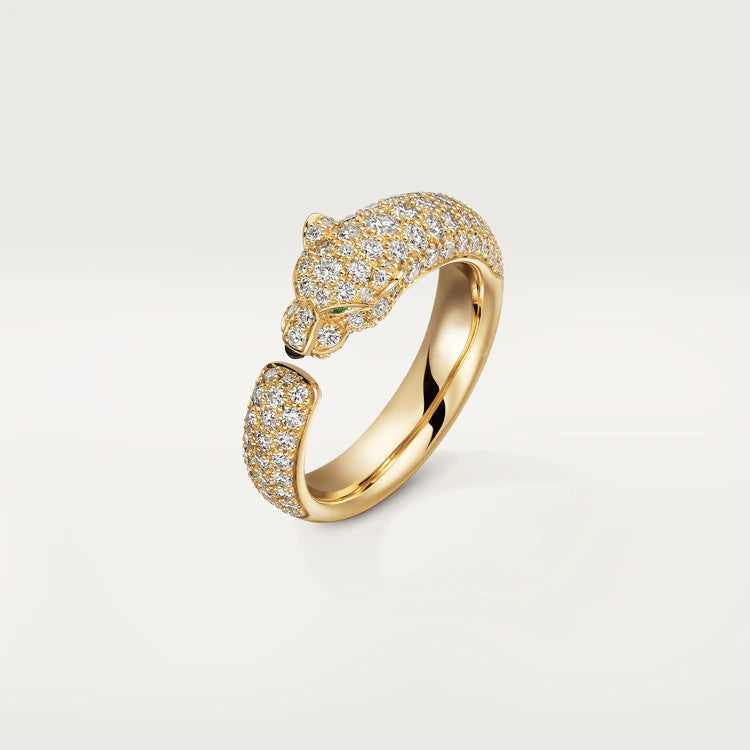 ¡®Aura Jewels¡¯PANTHERE PINK GOLD DIAMOND RING