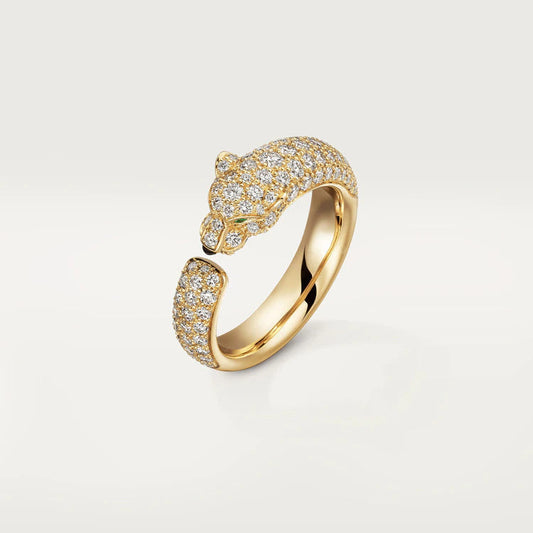 ¡®Aura Jewels¡¯PANTHERE PINK GOLD DIAMOND RING